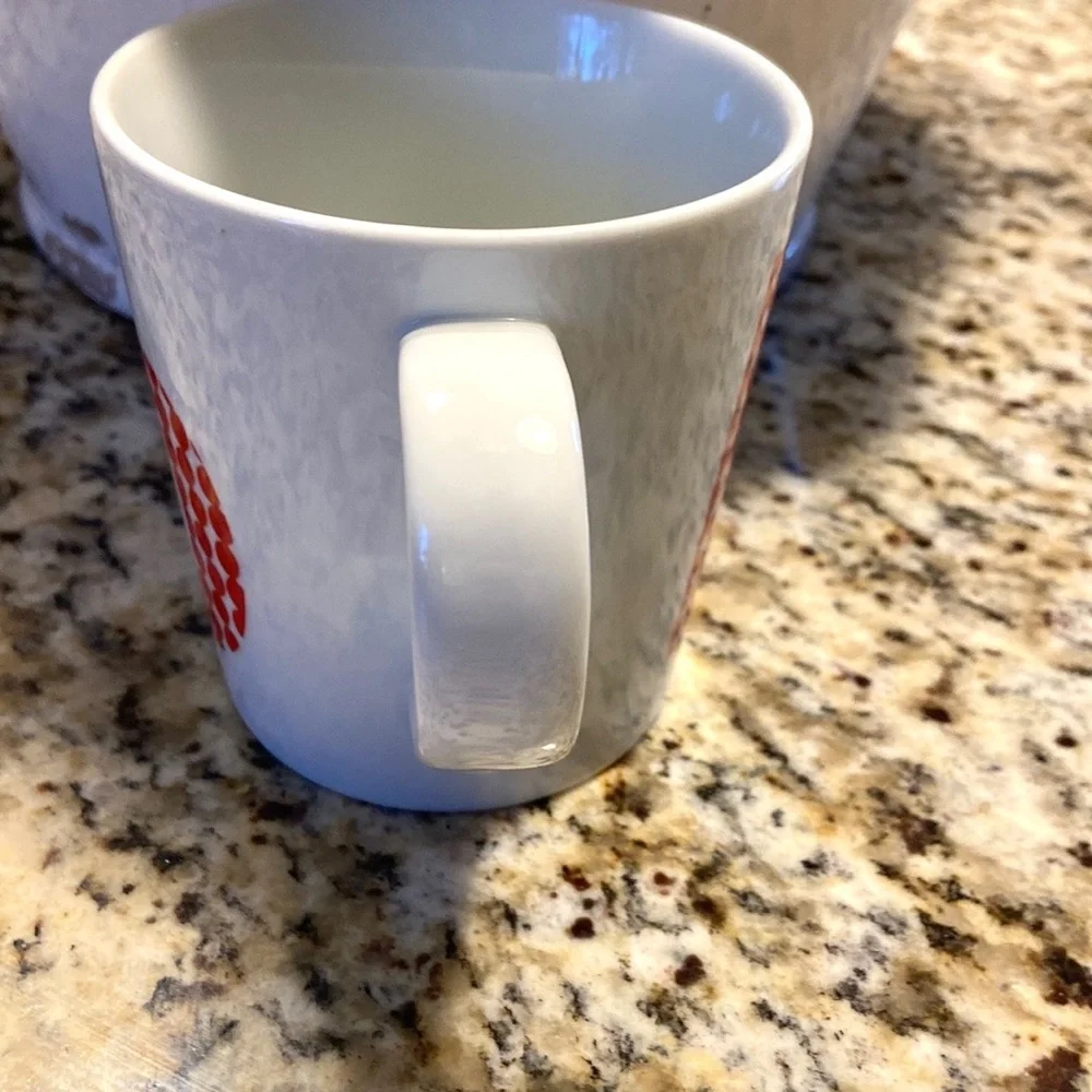 Crate & Barrel ‘B’ Alphabet Ceramic Tapered Mug